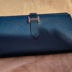 HERMES Bearn Billfold Clutch Wallet